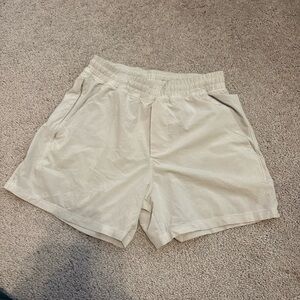 lululemon athletica Cream Athletic Shorts